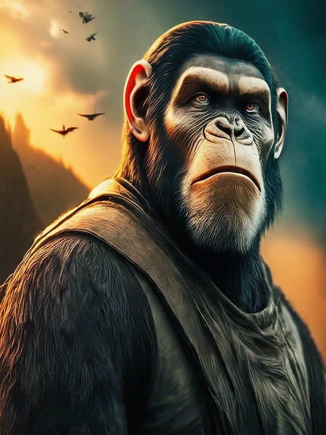 Planet of the Apes Movies from 1968 to 2024.
